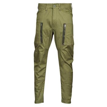 G-Star Raw  Nohavice Cargo Zip pkt 3D skinny cargo  Kaki