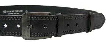 Penny Belts Pánsky kožený opasok Jeans 02-2-60 Black 105 cm