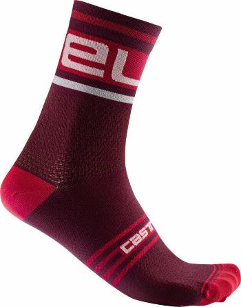 Castelli Prologo 15 Sock Bordeaux/White L/XL