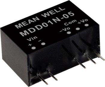 Mean Well MDD01N-09 DC / DC menič napätia, modul   56 mA 1 W Počet výstupov: 2 x