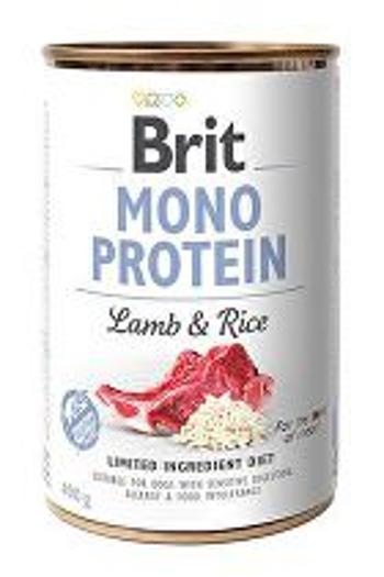 Brit Dog konz Mono Protein Lamb & Brown Rice 400g + Množstevná zľava