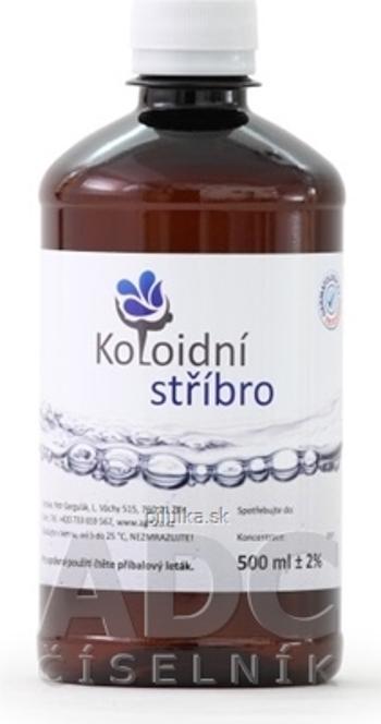 Koloidni stribro 40 ppm roztok 500ml 500 ml