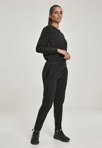 Urban Classics Ladies Polar Fleece Jumpsuit black - L