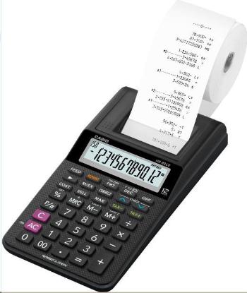CASIO kalkulačka HR 8 RCE BK, tlačový klakulátor