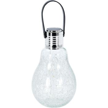 Solárne LED osvetlenie Žiarovka, 7 x 26 cm, 30 LED, teplá biela