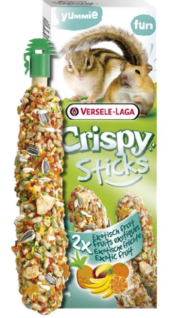 Maškrta Versele Laga Crispy Sticks škrečok/veverička - exotické ovocie 2ks 110g