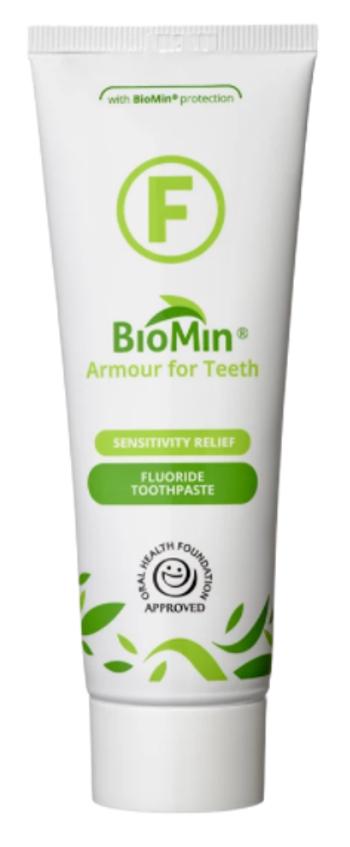 BioMin F zubná pasta pre citlivé zuby s fluoridmi, 75 ml