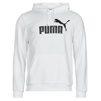 Puma  ESS BIG LOGO HOODIE FL  Mikiny Biela