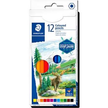 STAEDTLER „Design Journey“ Pastelky, 12 rôznych farieb, kolekcia, šesťhranné (4007817052211)