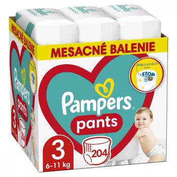 PAMPERS PANTS MP S3 204KS (6-11KG)