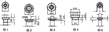 Fischer Elektronik IB 2 izolačná priechodka 1 ks Vonkajší Ø: 6.3 mm, 9.3 mm Vnútorný Ø: 3.96 mm