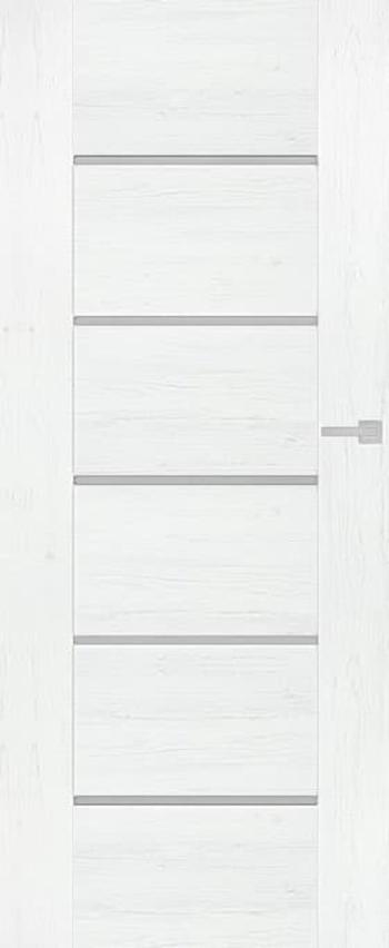 Interiérové dvere Naturel Aura pravé 60 cm borovica biela AURABB60P