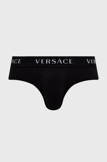 Slipy Versace pánske, čierna farba