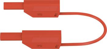 Stäubli SLK410-E/N bezpečnostné meracie káble [lamelový zástrčka 4 mm - lamelový zástrčka 4 mm] 2.00 m červená 1 ks