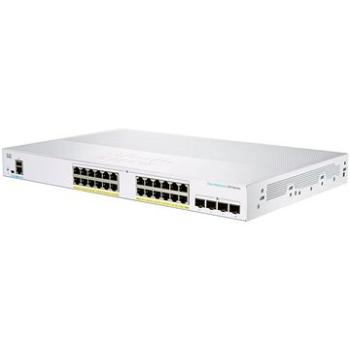 CISCO CBS350 Managed 24-port GE, PoE, 4× 10 G SFP+ (CBS350-24P-4X-EU)