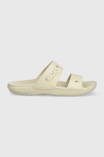 Šľapky Crocs Classic Sandal dámske, béžová farba, 206761