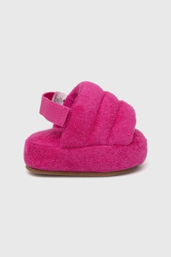 Detské papuče GAP ružová farba
