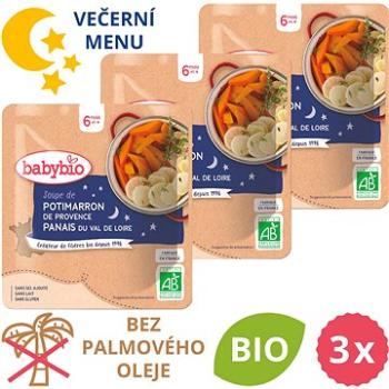 BABYBIO Tekvicová polievka s paštrnákom 3× 190 g (BABY11817s)