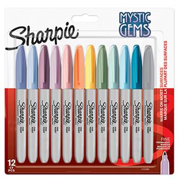 Sharpie 2157681, popisovač Mystic Gems, mix farieb, 12ks, permanentný