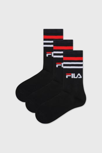3 PACK Ponožky FILA Street vysoké