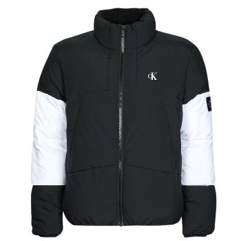 Calvin Klein Jeans  NON-DOWN COLORBLOCK PUFFER  Bundy Čierna