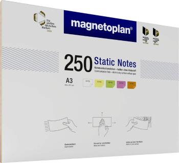 Magnetoplan samolepiace poznámka 11250310 420 mm x 297 mm  biela, žltá, zelená, ružová, oranžová 250 ks