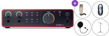 Focusrite Scarlett Solo 2i2 4th Gen SET USB zvuková karta