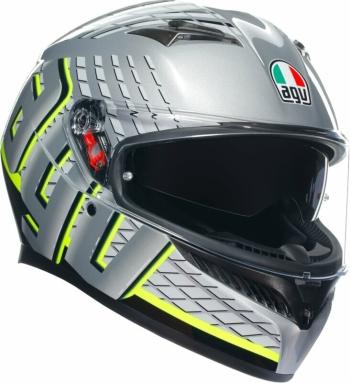 AGV K3 Fortify Grey/Black/Yellow Fluo XS Prilba