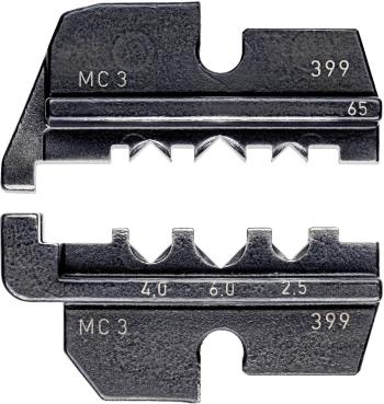 Knipex  97 49 65 krimpovacie nástavec solárny konektor MC3 2.5 do 6 mm²   Vhodné pre značku Knipex 97 43 200, 97 43 E, 9