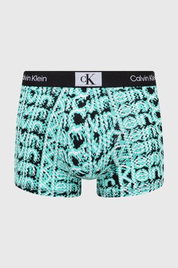 Boxerky Calvin Klein Underwear pánske, tyrkysová farba