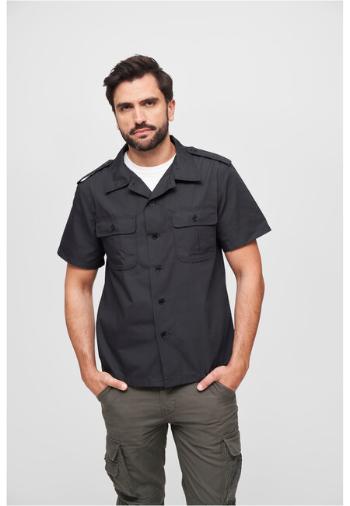 Brandit US Shirt Ripstop shortsleeve black - 3XL