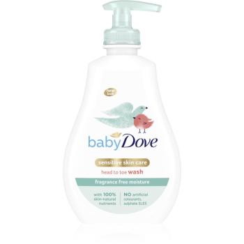 Dove Baby Sensitive Moisture umývací gél na telo a vlasy 400 ml