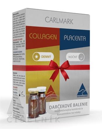 Carlmark Collagen + Placenta Darčekové balenie 2 x 10 ml