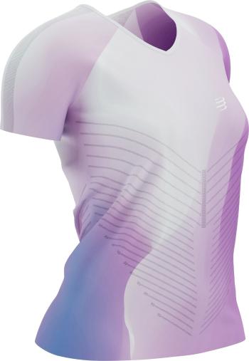 Compressport Performance SS Tshirt W Royal Lilac/Lupine/White S Bežecké tričko s krátkym rukávom