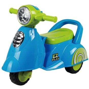 BABY MIX detské odrážadlo motorka so zvukom, scooter modré (5904378868765)