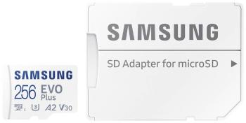 Samsung EVO Plus SDXC karta 256 GB Class 10, Class 10 UHS-I, UHS-I, v30 Video Speed Class výkonnostný štandard A2, vr. S