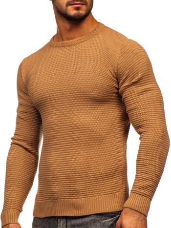 Hnedý pánsky sveter Bolf 4604
