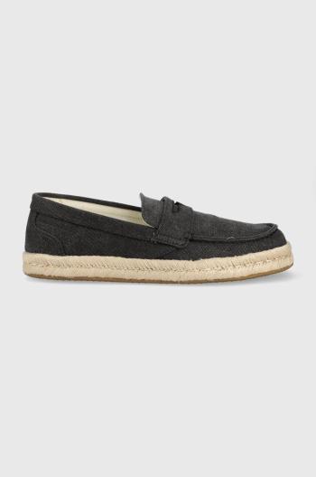 Espadrilky Toms Stanford Rope 2.0 čierna farba, 10019893