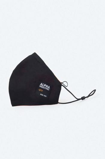 Ochranné rúško na viacnásobné použitie Alpha Industries Label Face Mask 128941.03-black,