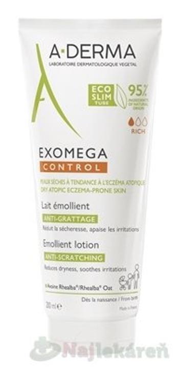 A-DERMA EXOMEGA CONTROL Emolienčné mlieko 200ml