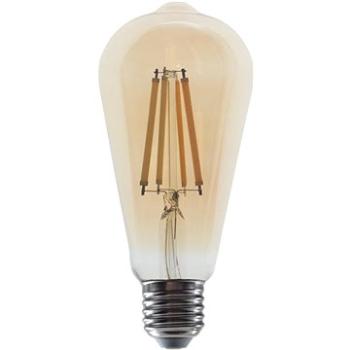 LED Filament žiarovka Amber ST64 10 W / 230 V / E27 / 2 700 K / 1 160 Lm / 360° (CONDI10WWAM)