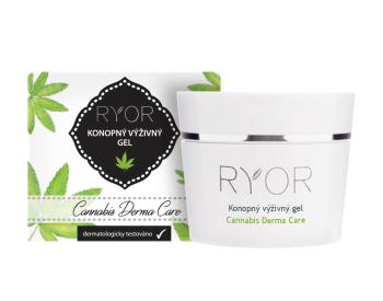 RYOR Konopný výživný gél 1% Cannabis Derma Care 50 ml