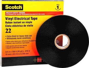 3M  SCOTCH22-50X33 izolačná páska Scotch® čierna (d x š) 33 m x 50 mm 1 ks