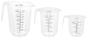 MAKRO - Odmerky umelá hmota 3ks/1000-500-250ml