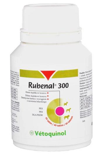 Rubenal 300mg pri chronickej nedostatečnosti obličiek u väčších psov 60tbl