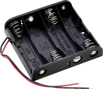 Takachi SN34 batériový držák 4x mignon (AA) kábel (d x š x v) 61.9 x 57.2 x 15 mm