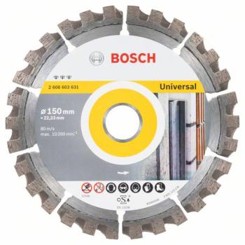 Bosch Accessories 2608603631 Best for Universal diamantový rezný kotúč Priemer 150 mm   1 ks