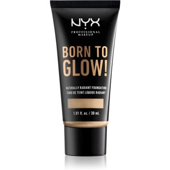 NYX Professional Makeup Born To Glow tekutý rozjasňujúci make-up odtieň 6.5 Nude 30 ml