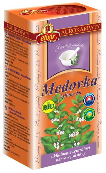 Agrokarpaty BIO Medovka bylinný čaj čistý prír. produkt 20 x 2 g
