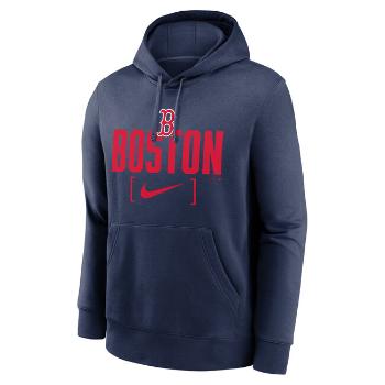 Nike Sweatshirt Men's MLB Club Slack Fleece Hood Boston Red Sox midnight navy - XL